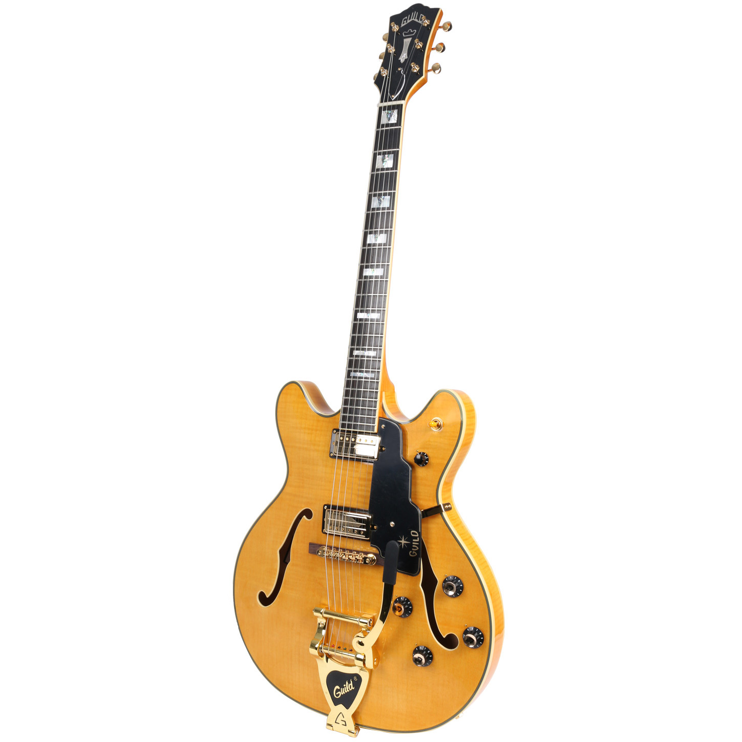 Guild Starfire VI Blonde semi-akoestische gitaar