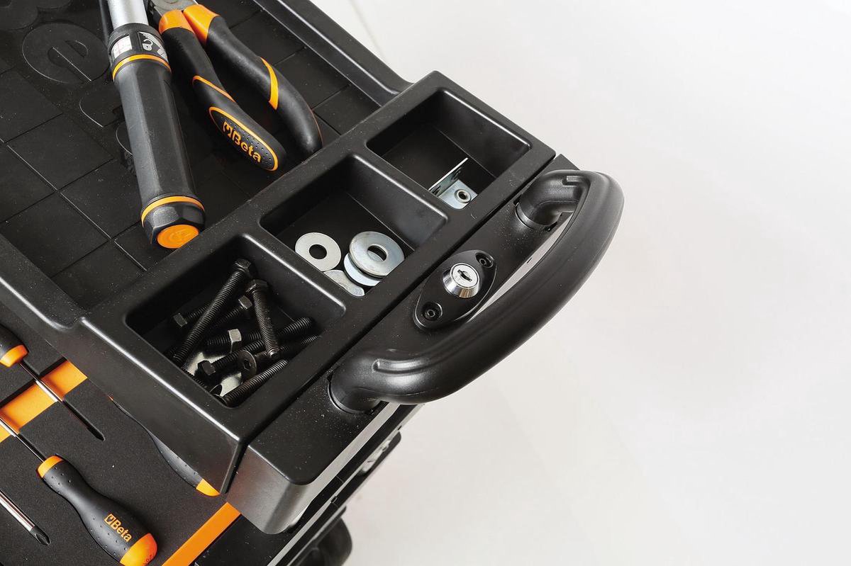 Beta Tools Beta C27S-O 2 Laden Inklapbare Mobiele gereedschapswagen - Oranje