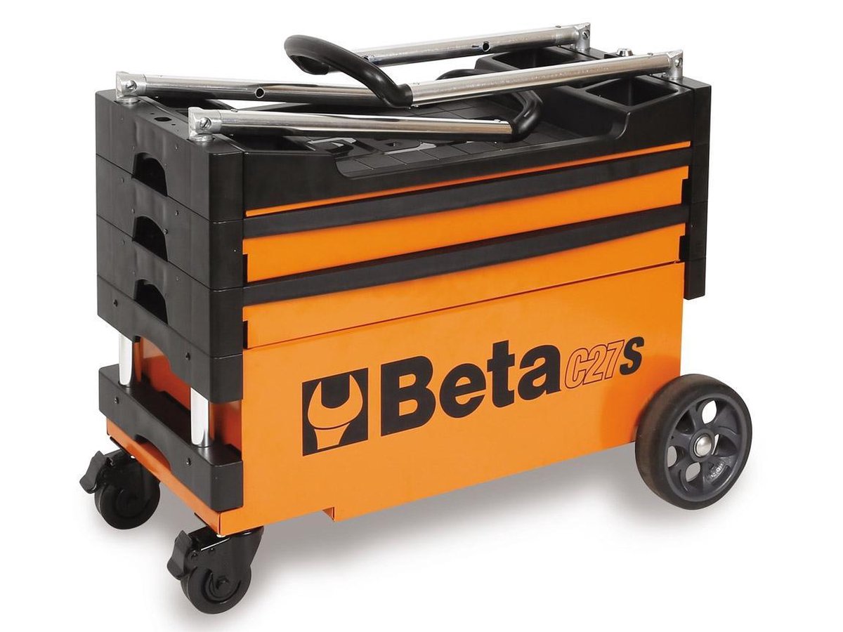Beta Tools Beta C27S-O 2 Laden Inklapbare Mobiele gereedschapswagen - Oranje