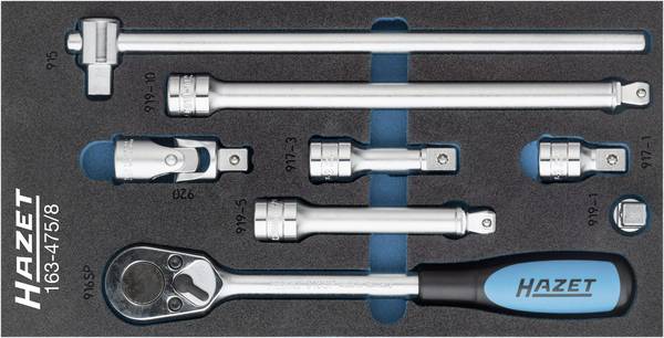 Hazet 163-483/33 33-delige Dopsleutelset - 3/8''