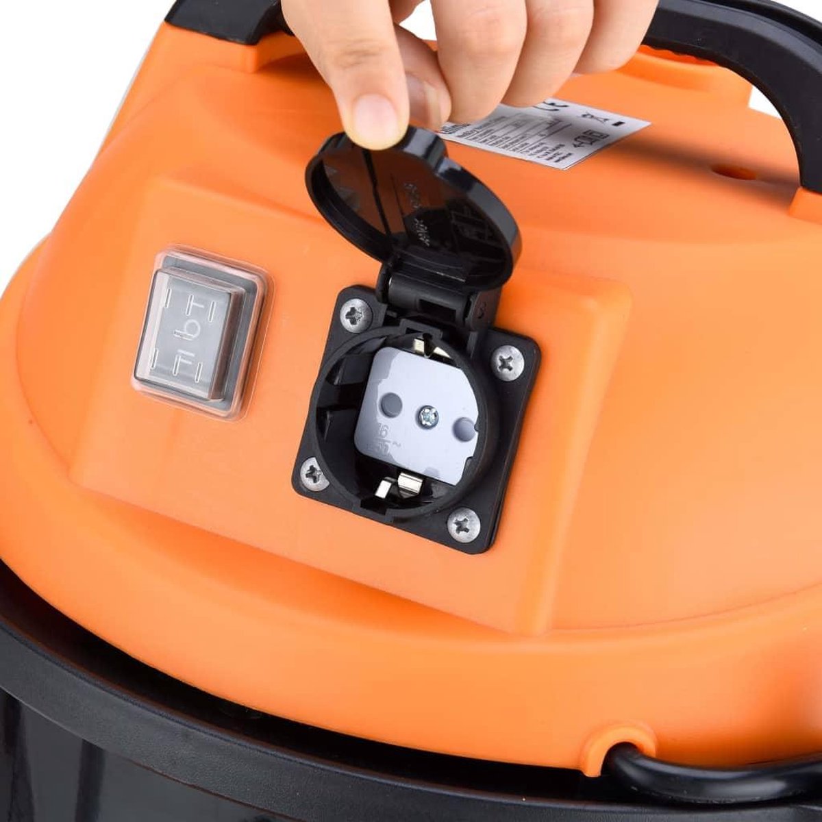 Qlima WDZ 530 Bouwstofzuiger - 1500W - 15L - Oranje