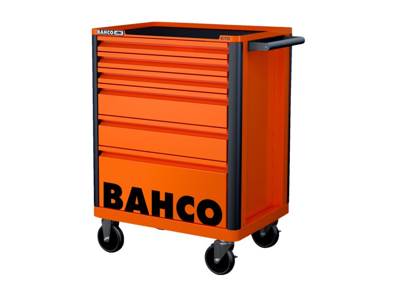 Bahco 1472K6 E72 Storage HUB Gereedschapswagen - 6 lades - - Oranje