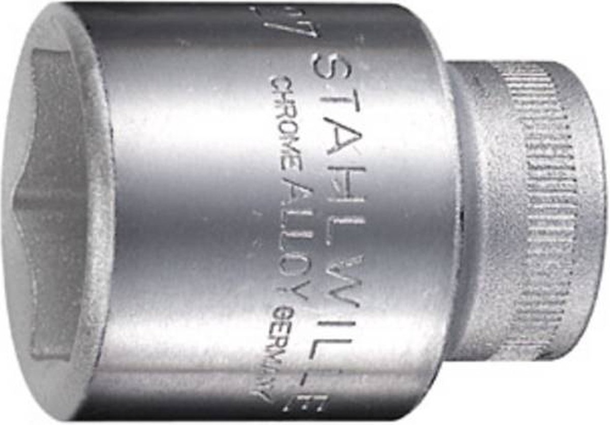 Stahlwille 52-18 Dopsleutel - Zeskant - 1/2" - 18mm (L= 38 mm)