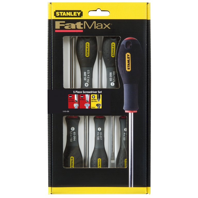 Stanley 0-65-436 5 Delige FatMax Schroevendraaierset