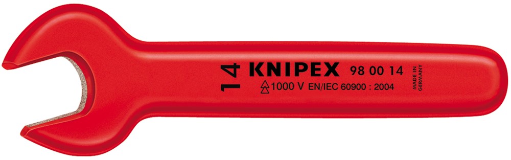 Knipex 98 00 14 Enkele VDE Steeksleutel - 14mm - 135mm