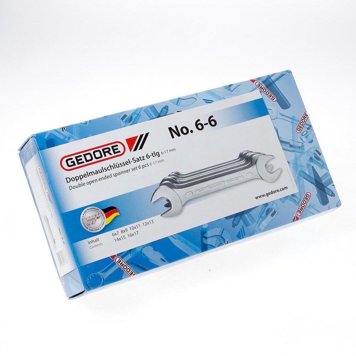 Gedore 6-8 8-delige Steeksleutelset - 6-22mm