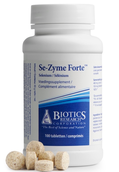 Biotics Se-Zyme forte 100 mcg 100 tabletten