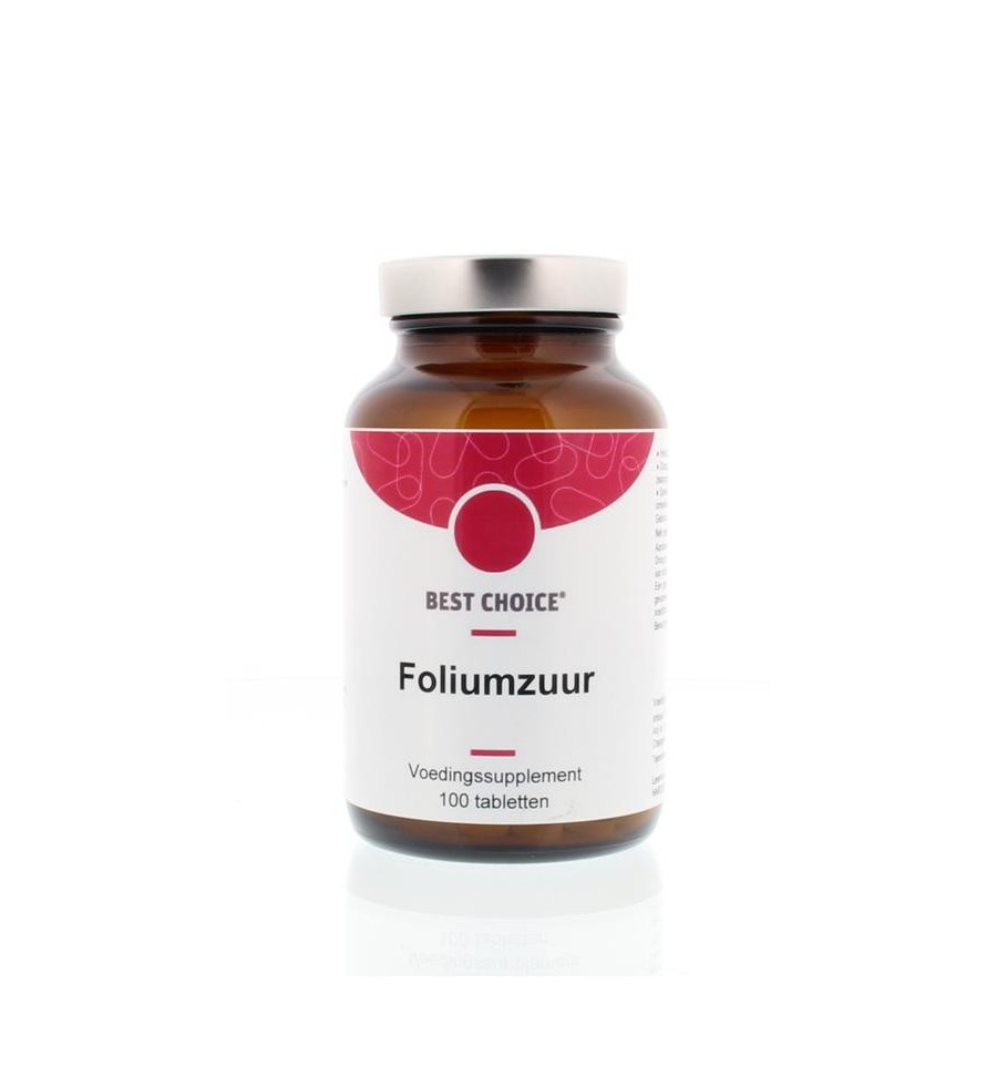 Best Choice Foliumzuur 400 Vitamine B11 100 tabletten