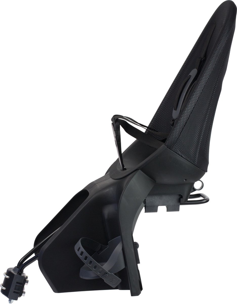 Qibbel fietszitje achter air Q950 framebevestiging - Zwart