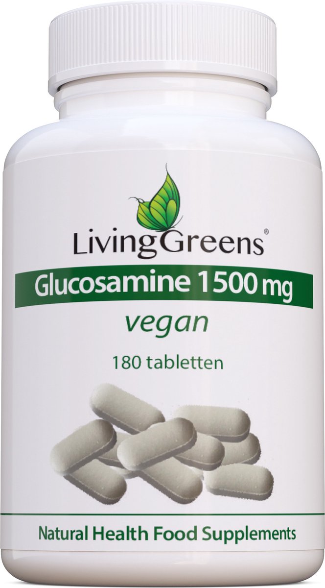 Livinggreens Glucosamine 1500 vegan 180 tabletten