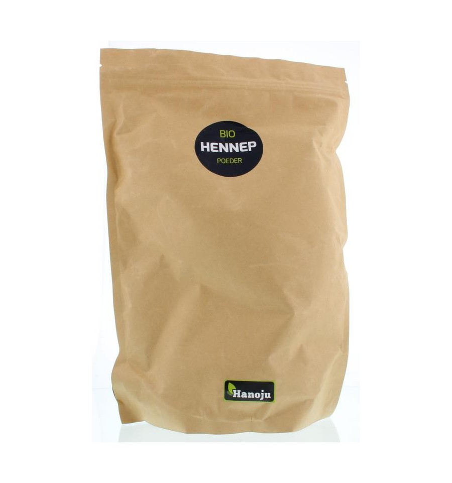 Hanoju Bio hennep poeder paper bag 1 kg