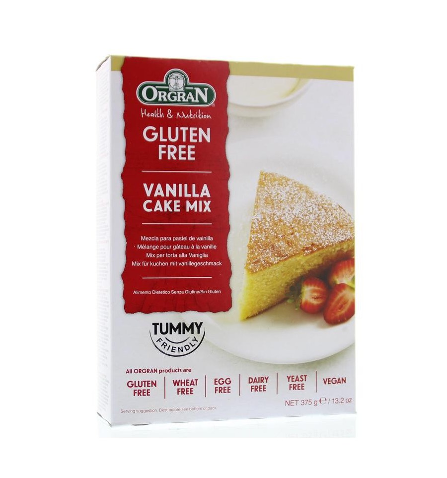 Organ Orgran Vanille cake mix 375 gram