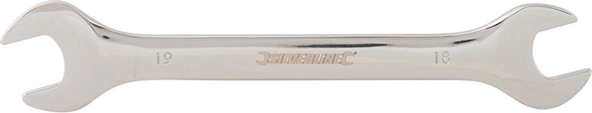 Silverline line 380385 Steeksleutel - 18 x 19mm - Silver