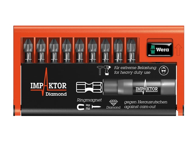 Wera 05057684001 9 delige Bitcheck Impaktor bitset - PZ