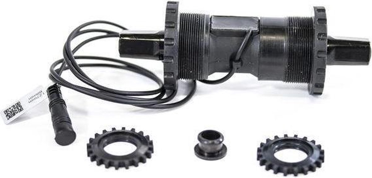 Gazelle trapas met sensor Bafang - Zwart
