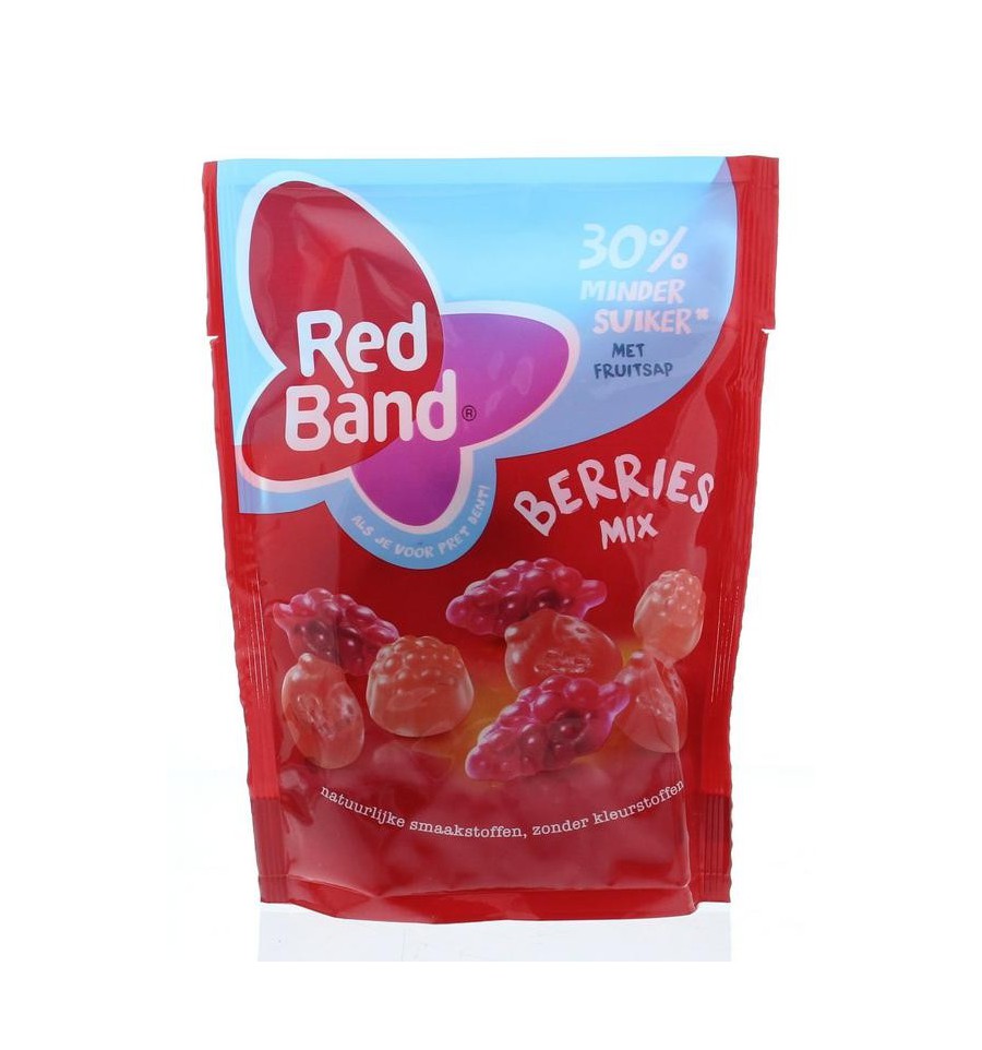 Red Band Berries winegum mix 200 gram