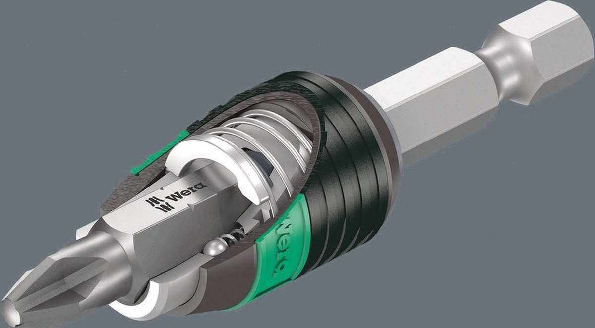 Wera 5057441001 61-delige Bit-Safe Bitset in etui