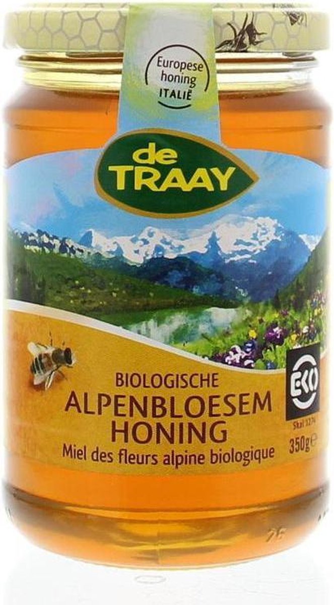 De Traay Alpenbloesem honing 350 gram