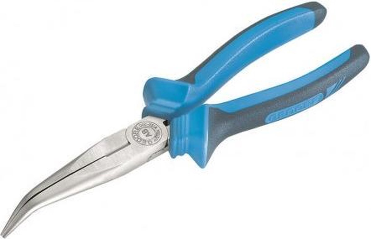 Gedore 8132 AB Telefoontang met snijkanten vertand gebogen - 160mm