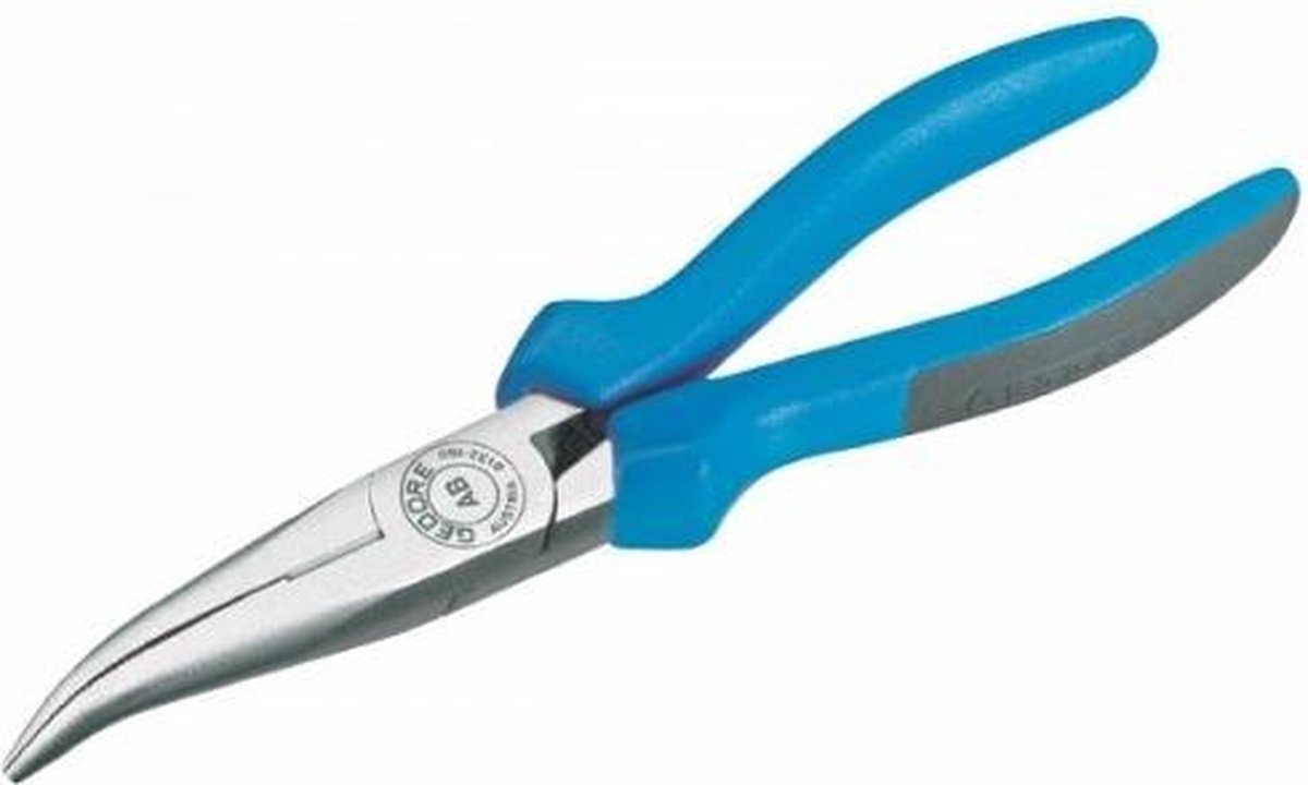 Gedore 8132 AB Telefoontang met snijkanten vertand gebogen - 160mm