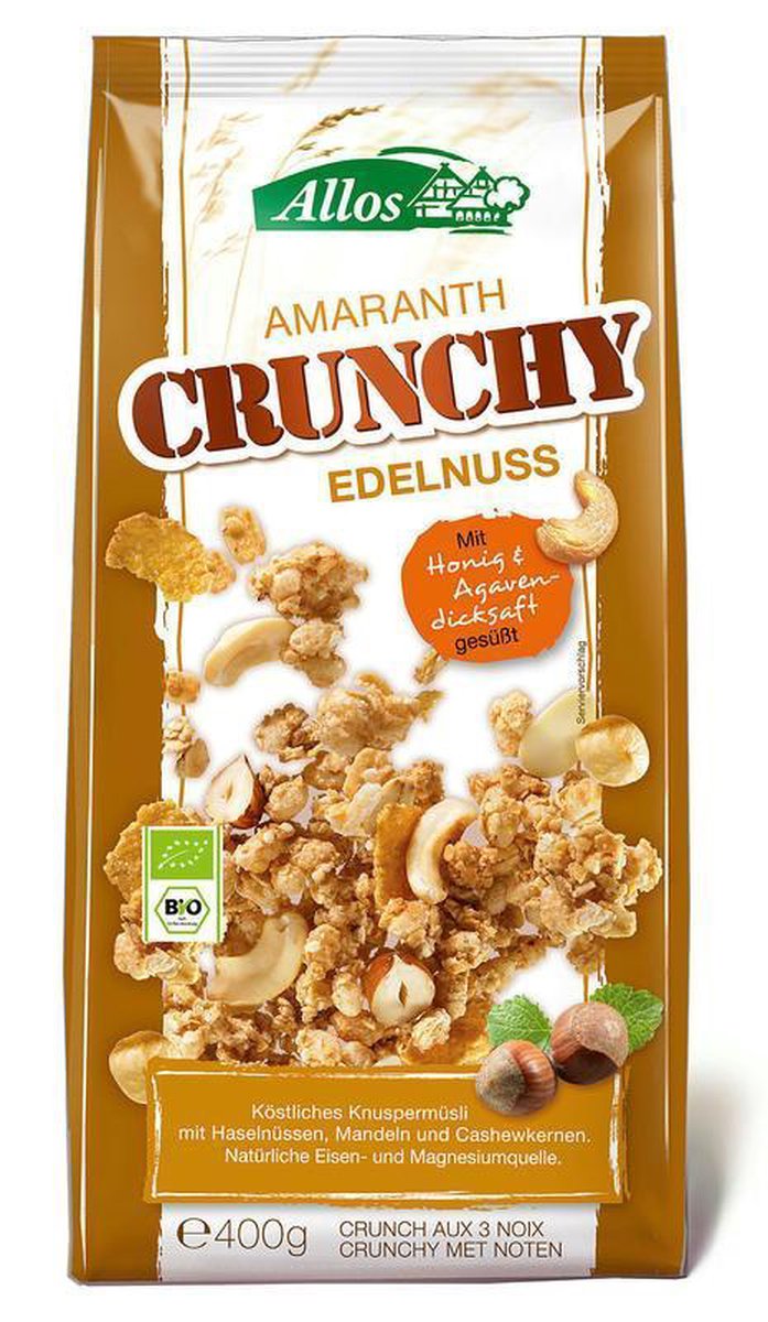 Allos Crunchy amarant triple nuts 400 gram