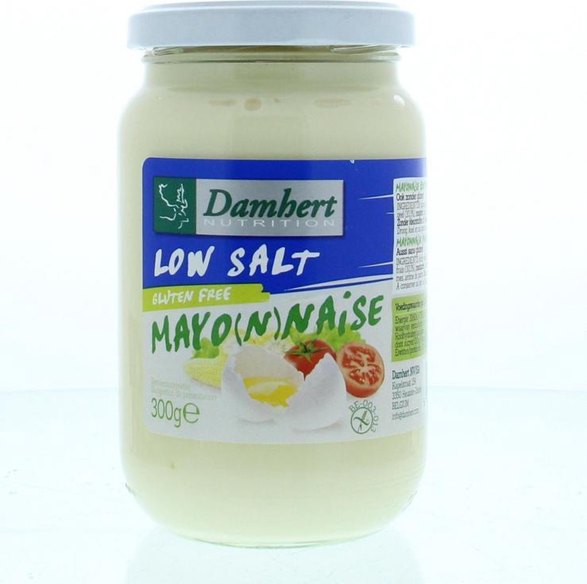 Damhert Mayonaise natriumarm glutenvrij 300 gram