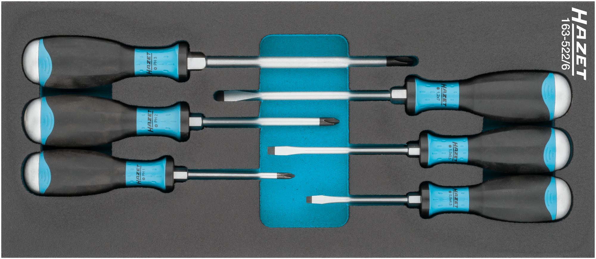 Hazet 163-522/6 6-delige Schroevendraaierset