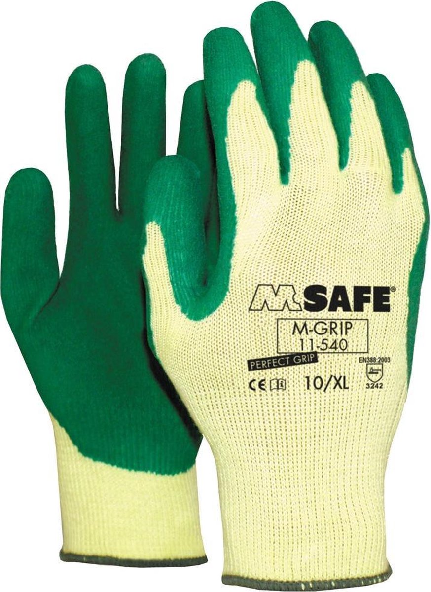 M-safe Werkhandschoenen, maat 10 (XL),1154010 | Mtools