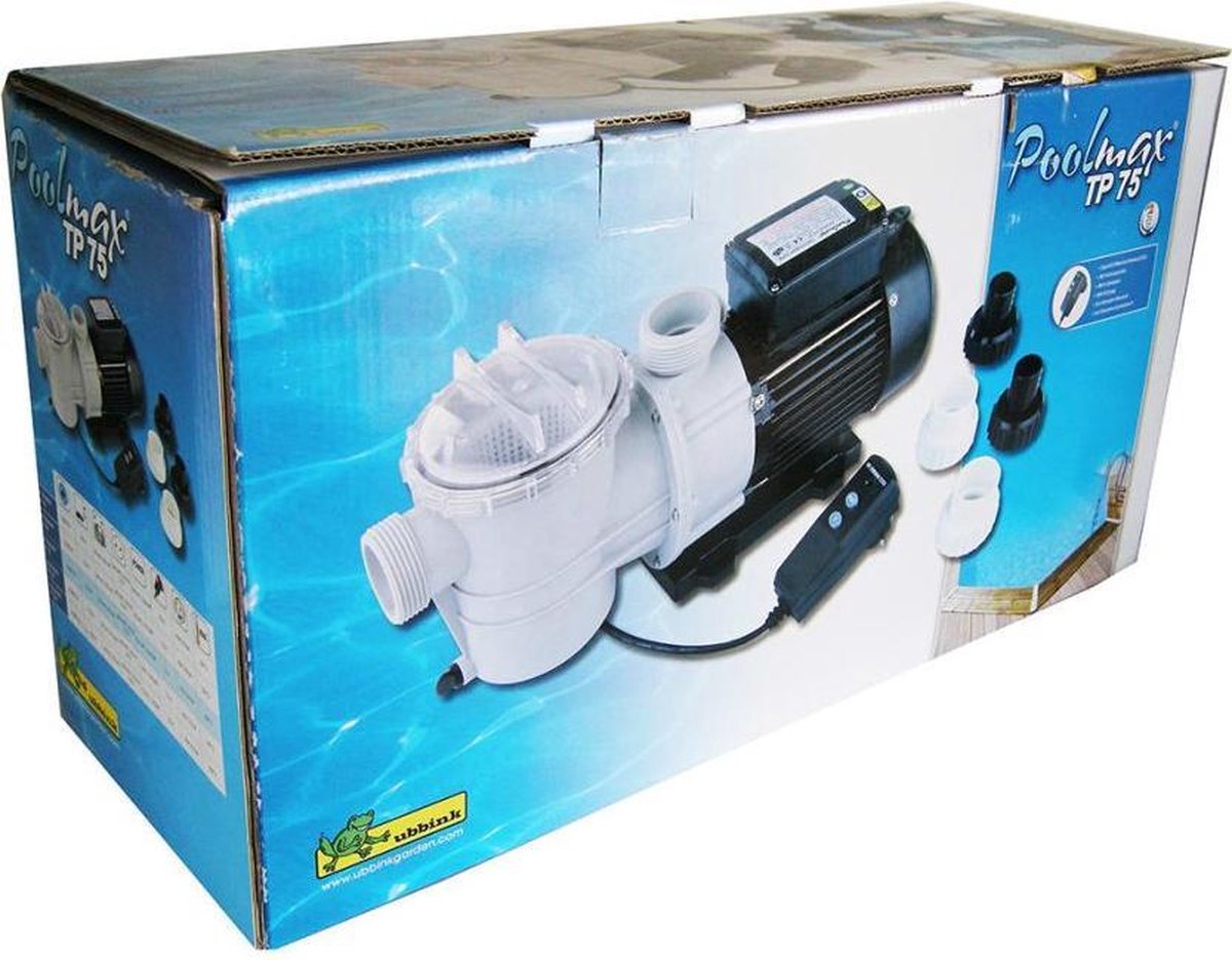 Ubbink 7504397 Poolmax TP 75 Zwembadpomp - 14.400 l/h - Zwart