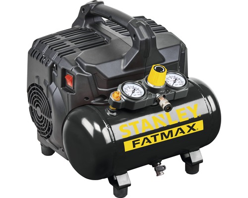 Stanley DST101/8/6 Compressor - 0,75kW - 8 Bar - 6L - 105L/min - Olievrij - Euro