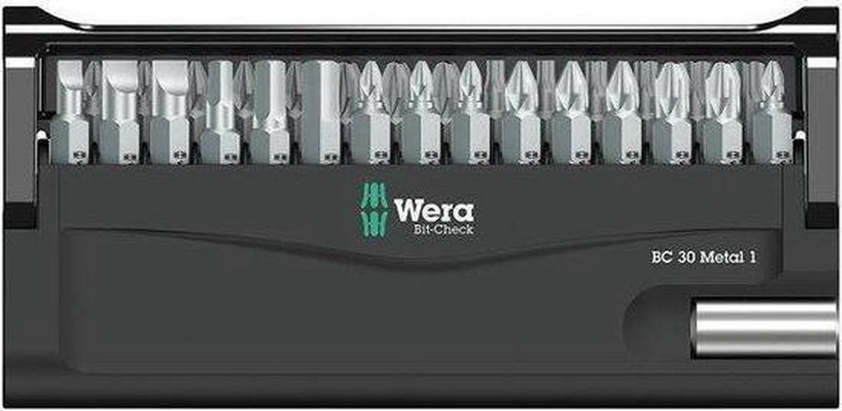 Wera 05057434001 30-delige Bit-Check 30 Metal 1 Bitset