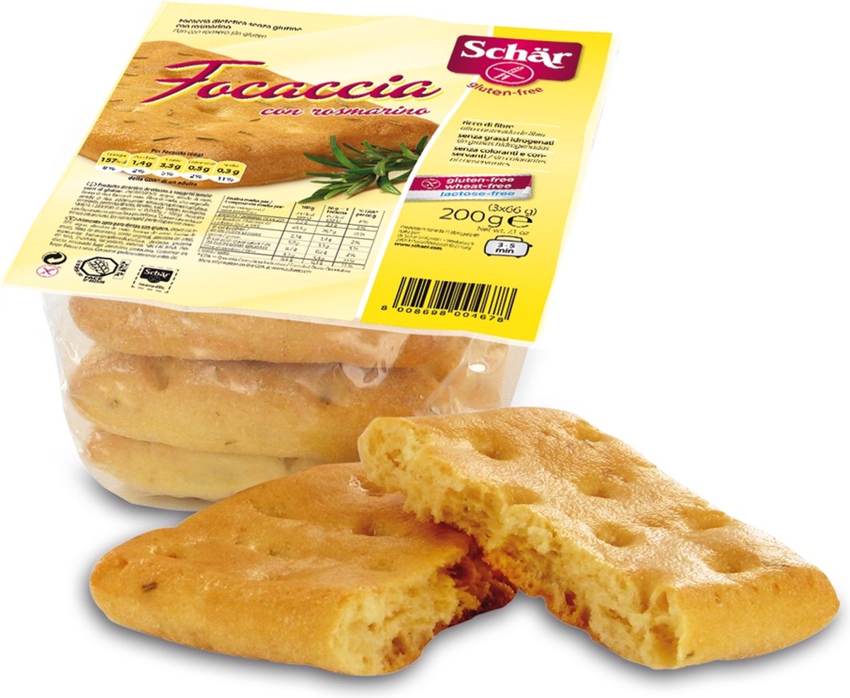 Dr. Schar Schär Focaccia 200 gram
