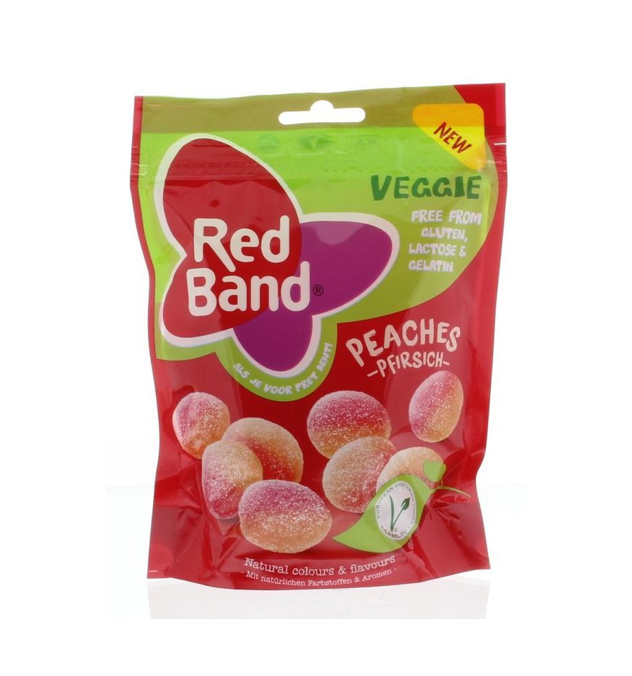 Redband Red Band Veggie peaches 150 gram