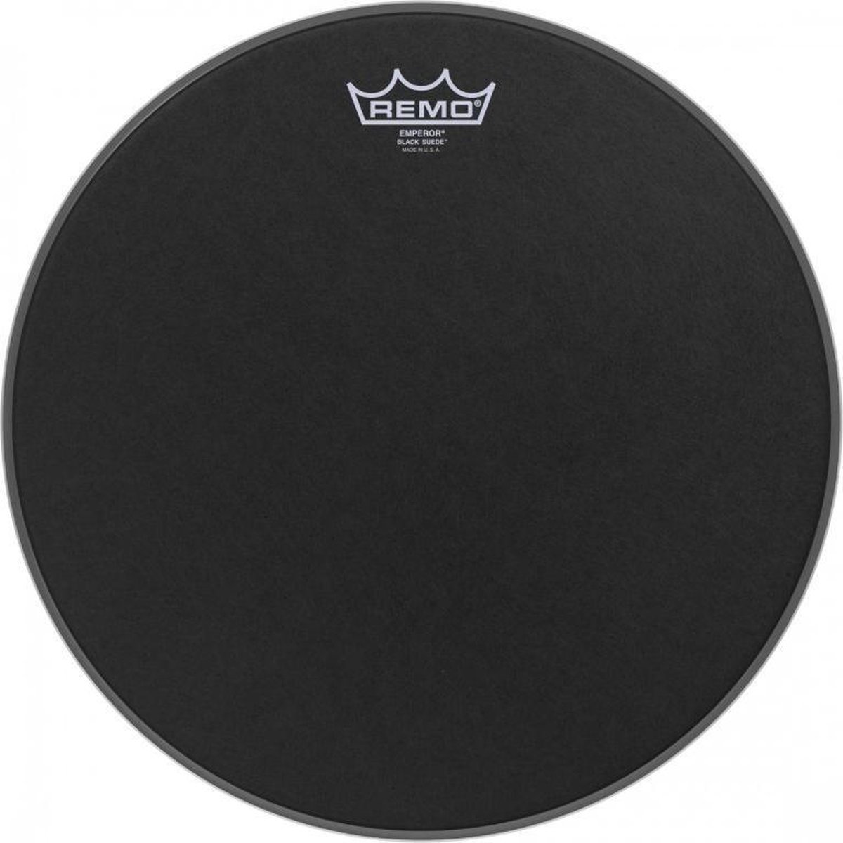 Remo BE-0815-ES Emperor Black Suede 15 inch tomvel