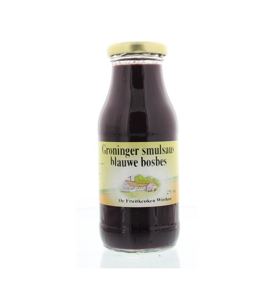 Grootmoeders Groninger Smulsaus bosbessen 250 ml