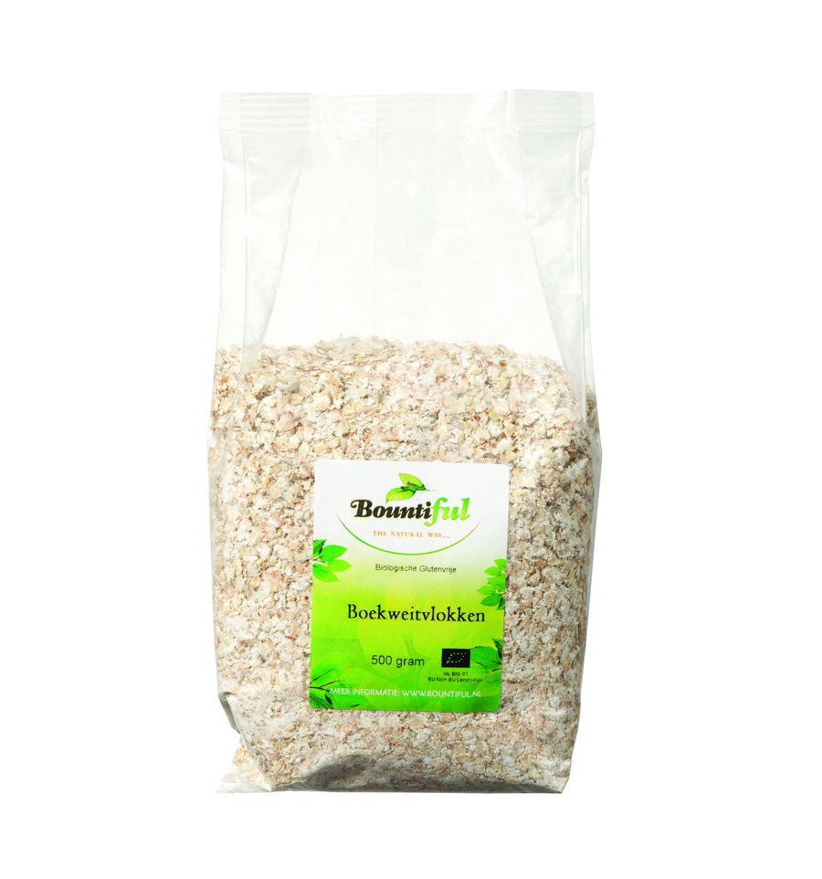 Boekweit Bountiful vlokken glutenvrij 500 gram