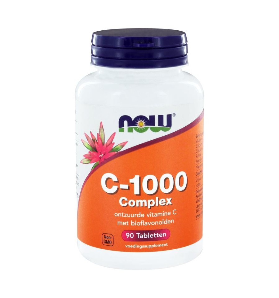 Now Vitamine C 1000 mg complex 90 tabletten
