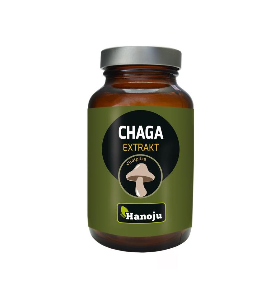 Hanoju Chaga paddenstoelen extract 400 mg 90 tabletten