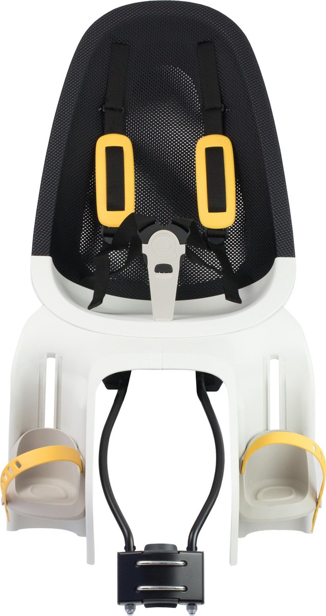 Qibbel achterzitje Air Q902 junior mesh zwart/lichtgrijs