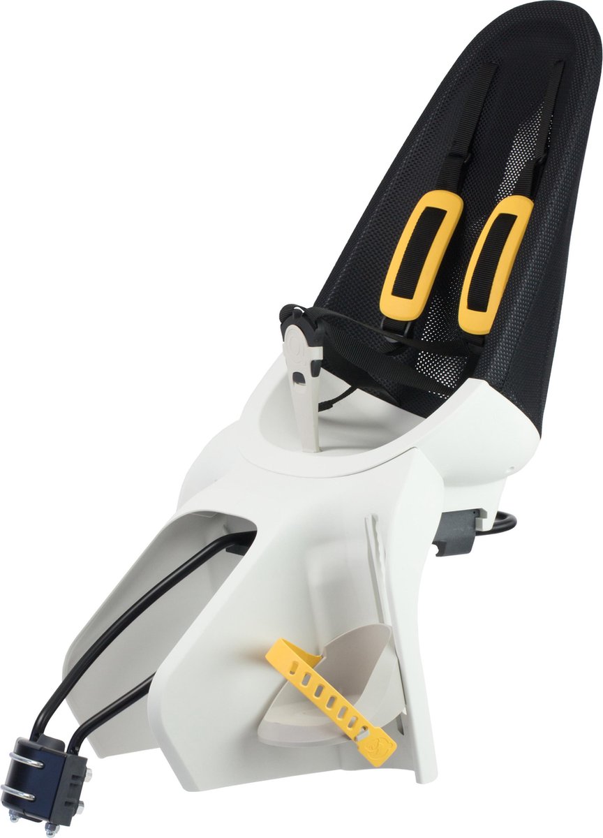 Qibbel achterzitje Air Q902 junior mesh zwart/lichtgrijs