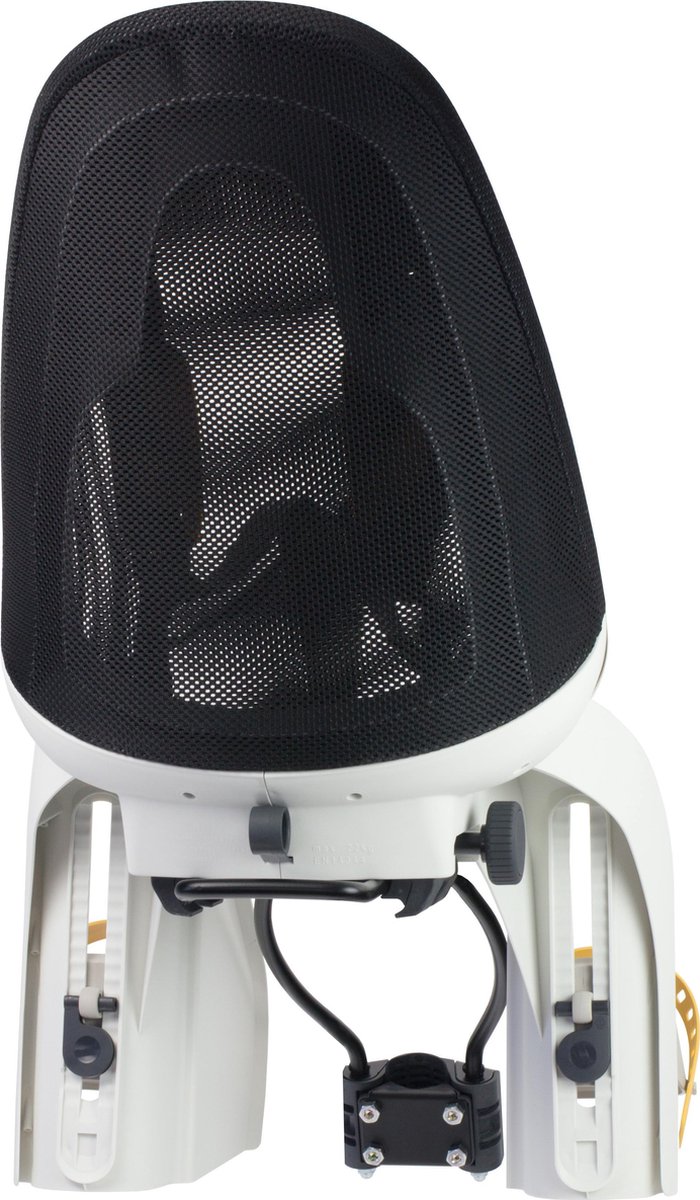 Qibbel achterzitje Air Q902 junior mesh zwart/lichtgrijs