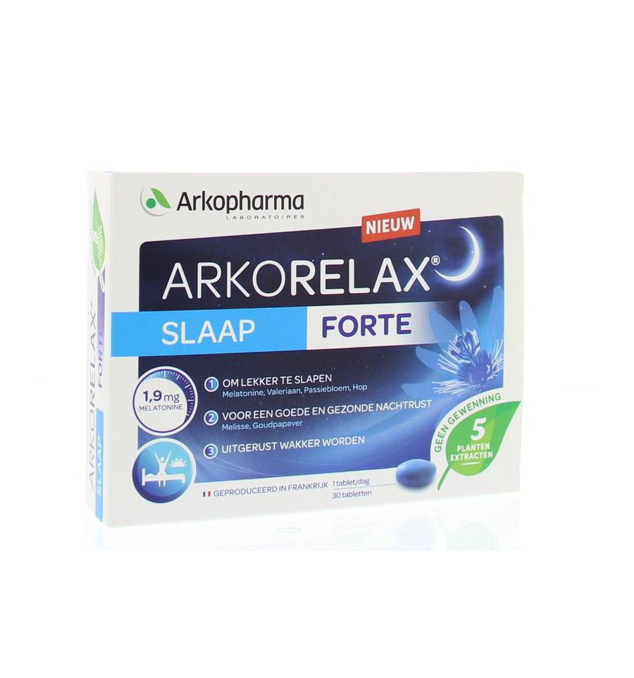 Arkorelax Arkopharma Slaap forte 30 tabletten