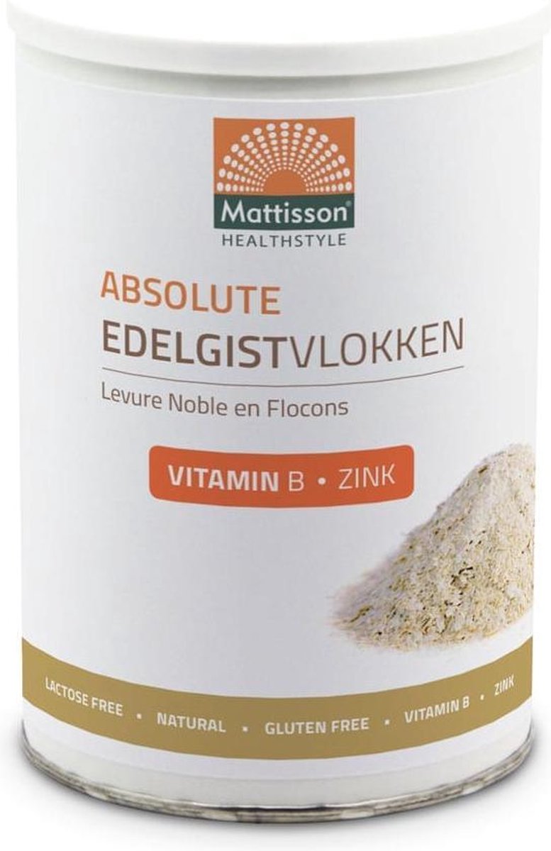 Mattisson Edelgistvlokken vitamine b12 + zink 200 gram