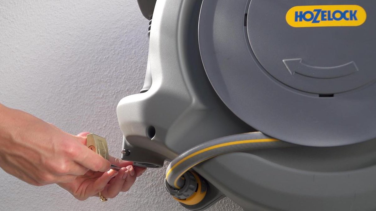 Hozelock 2402 0000 Slangenhouder - 25m - 10,6mm - Grijs