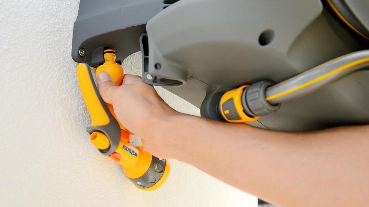 Hozelock 2402 0000 Slangenhouder - 25m - 10,6mm - Grijs