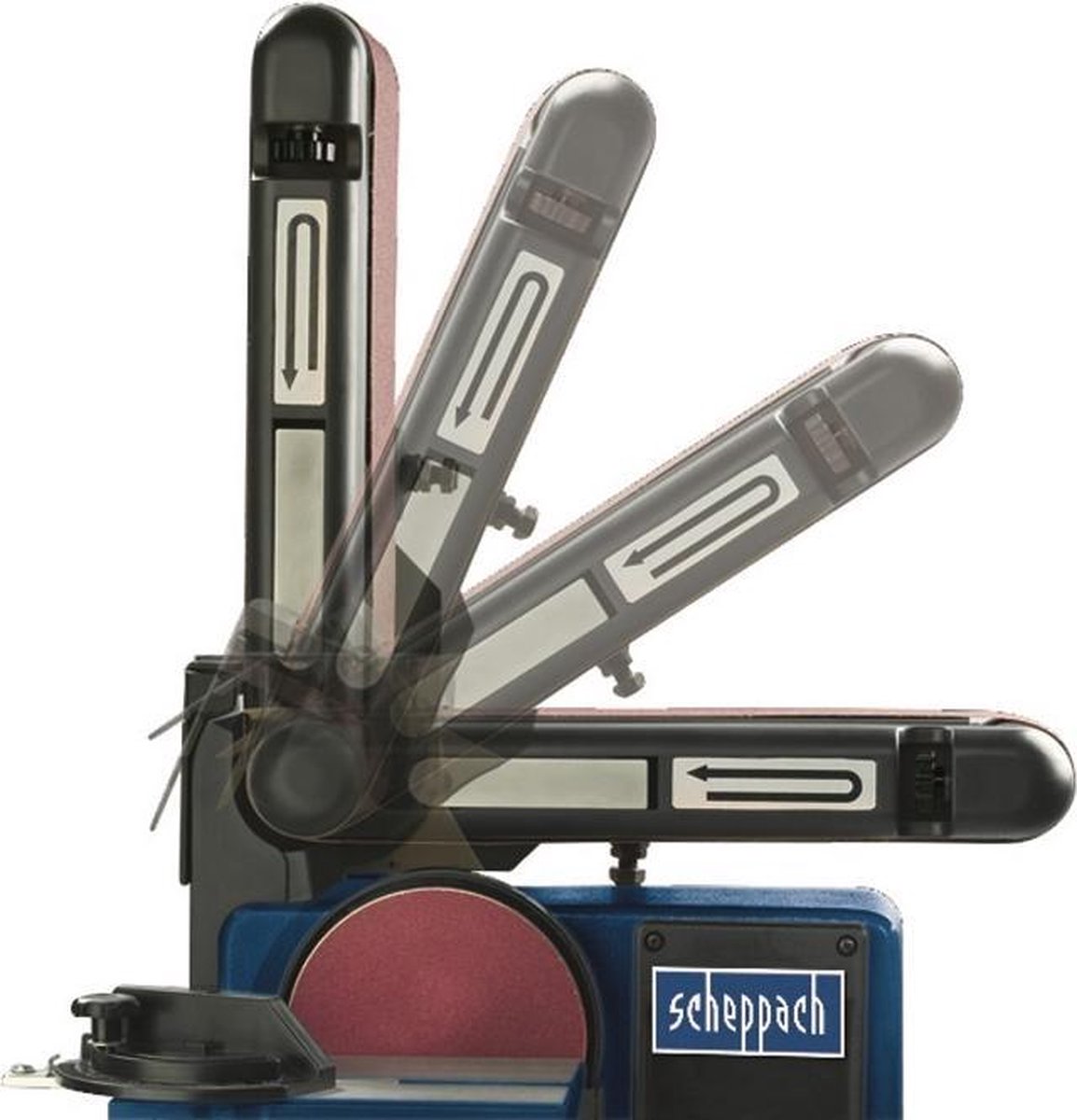 Scheppach BTS800 Band- en schijfschuurmachine - 370W - 2850tpm - 150mm