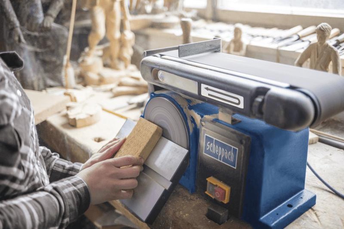 Scheppach BTS800 Band- en schijfschuurmachine - 370W - 2850tpm - 150mm