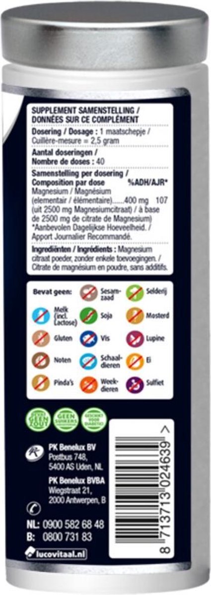 Lucovitaal Magnesium citraat 100 gram
