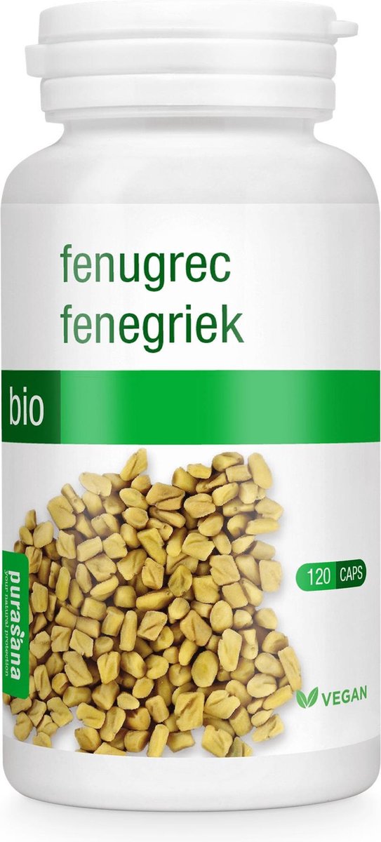Purasana Bio fenegriek 305 mg 120 vcaps