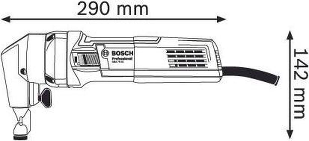 Bosch GNA 75-16 Knabbelschaar - 750W